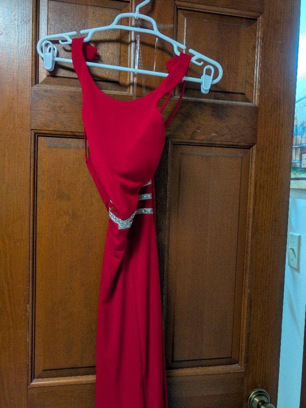 Juniors RED Prom Dress, size 9